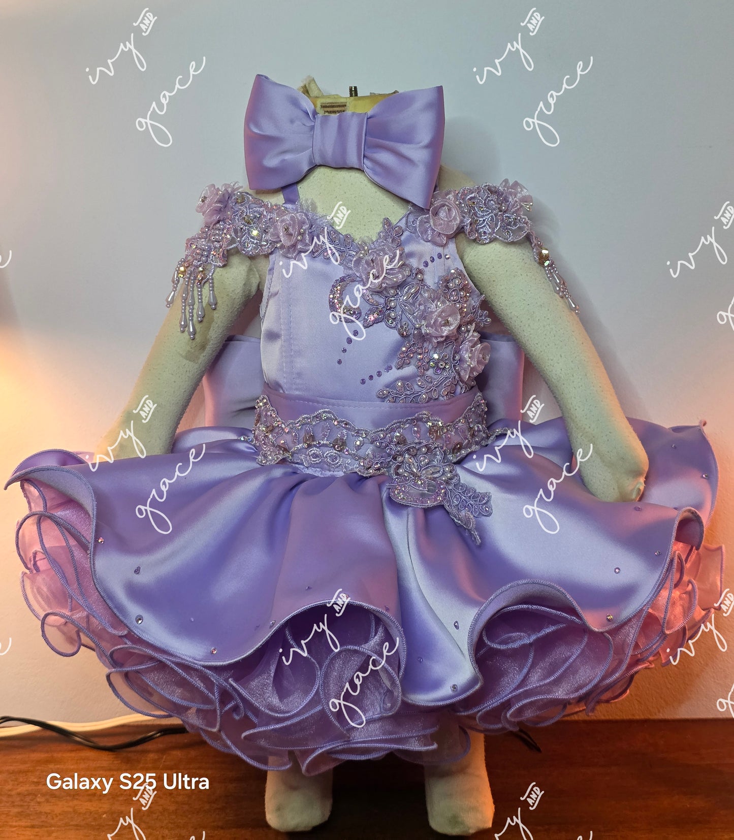 6-12M 2 in 1 glitz beauty